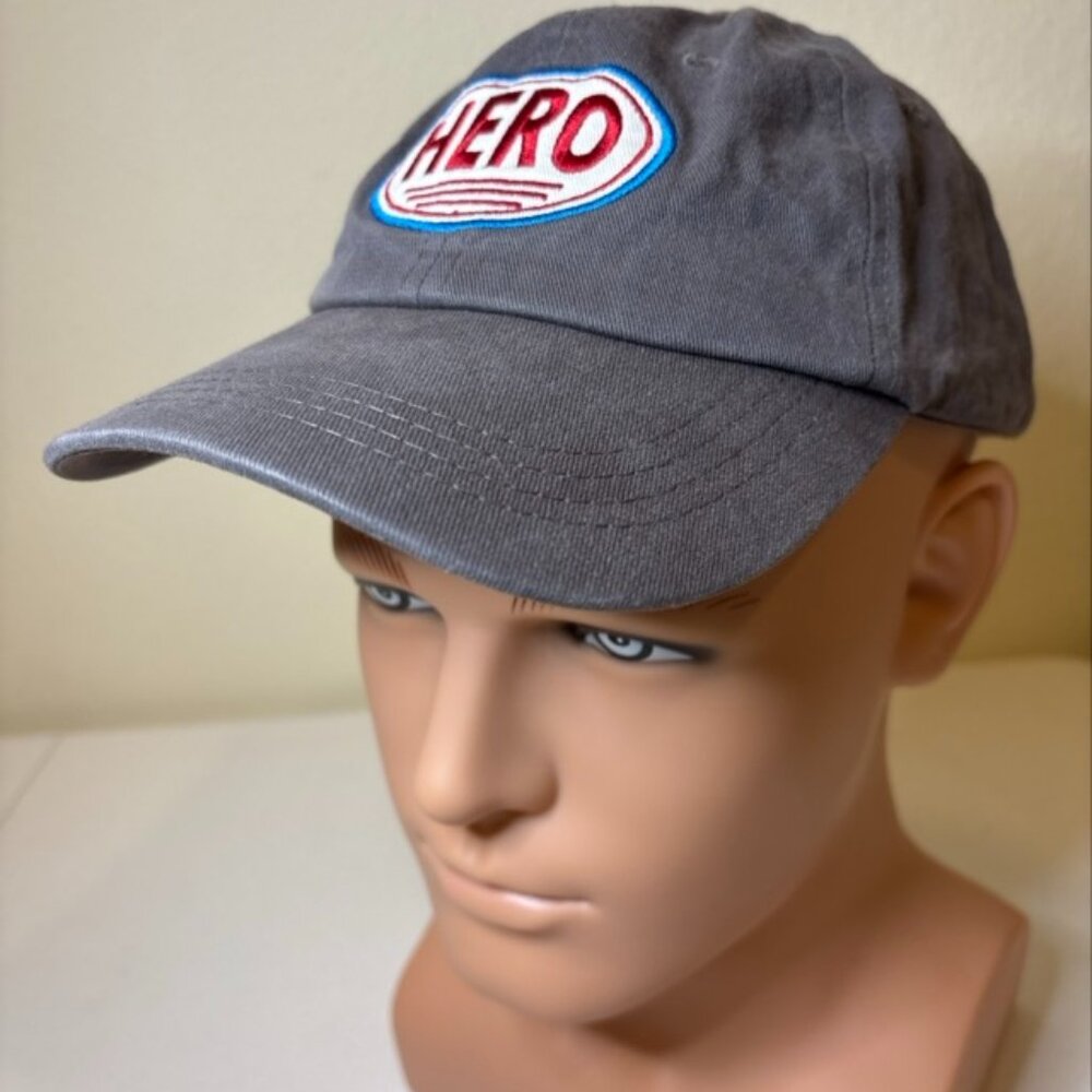 Gray HERO Cotton Trucker‎ Baseball Cap Hat